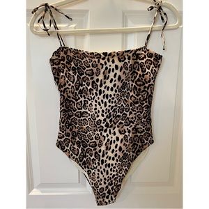 Novah Swimwear Leopard One Piece Swimsuit